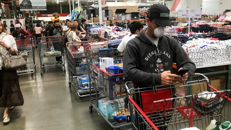 Supermercados sufren efectos del pánico en la CDMX: anaqueles vacíos y escasez de&nbsp;productos