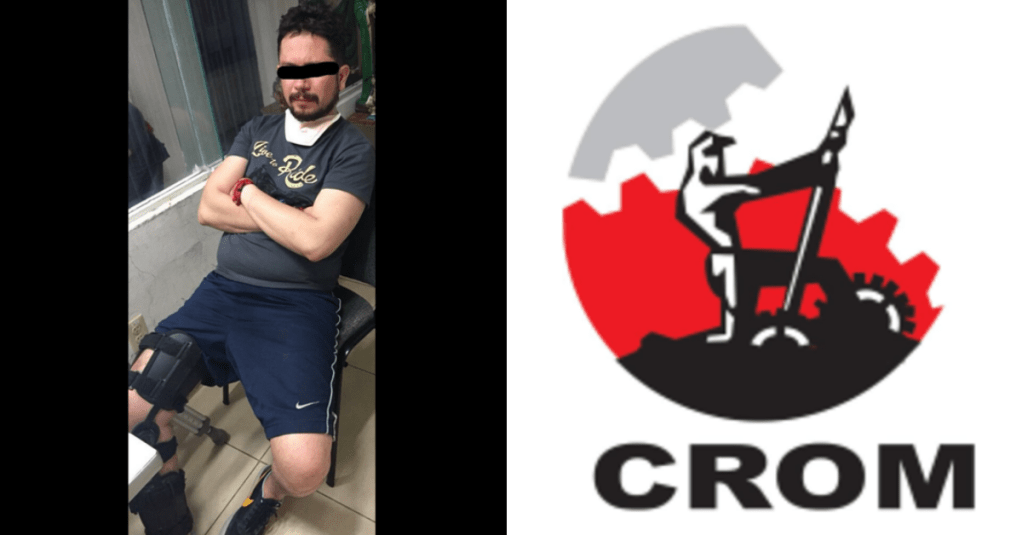 De pena ajena, detienen al  Secretario General de la CROM en&nbsp;Aguascalientes