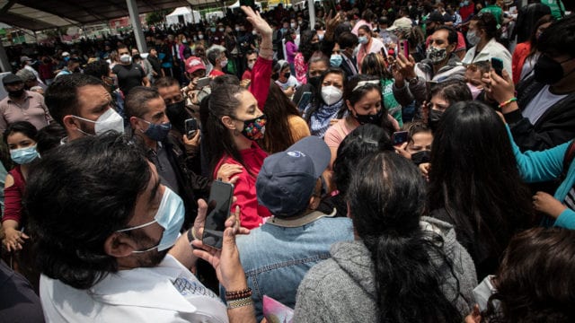 Fotogalería: Claudia Sheinbaum, en campaña por la&nbsp;Presidencia