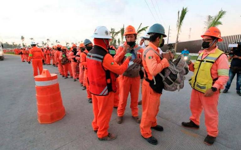 Doblegan a Gusan; pagará aguinaldo a empleados de la Refinería Olmeca en Dos&nbsp;Bocas.