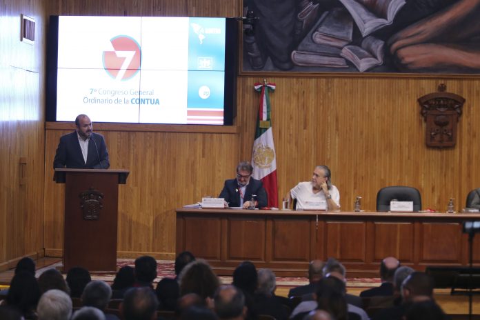 Rector General inaugura Congreso de trabajadores universitarios latinoamericanos en el&nbsp;Paraninfo.