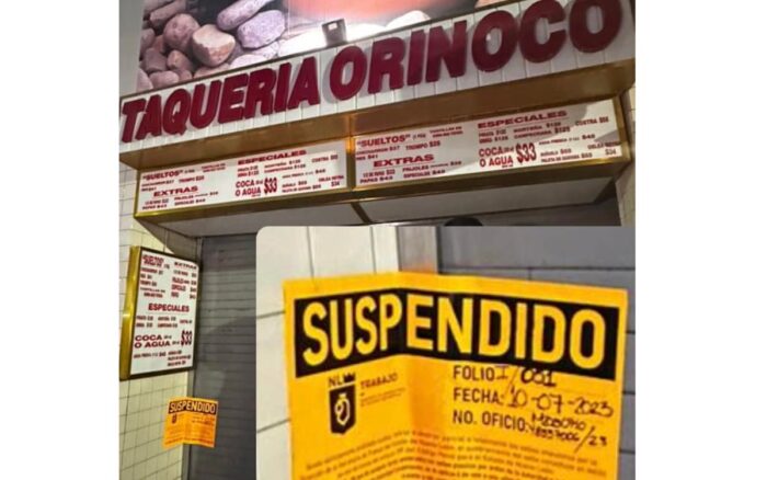 Sujeto en «Taquería Orinoco», golpea a&nbsp;trabajador